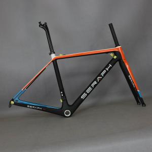 betifuly paint super light road bike frame BSA/BB30 carbon bicycle frame SERAPHBIKE T1000 bicycle frame